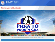 Tablet Screenshot of dolcanzabki.com